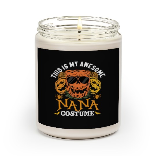 This Is My Awesome Nana Costume Grandma Halloween Scented Candles