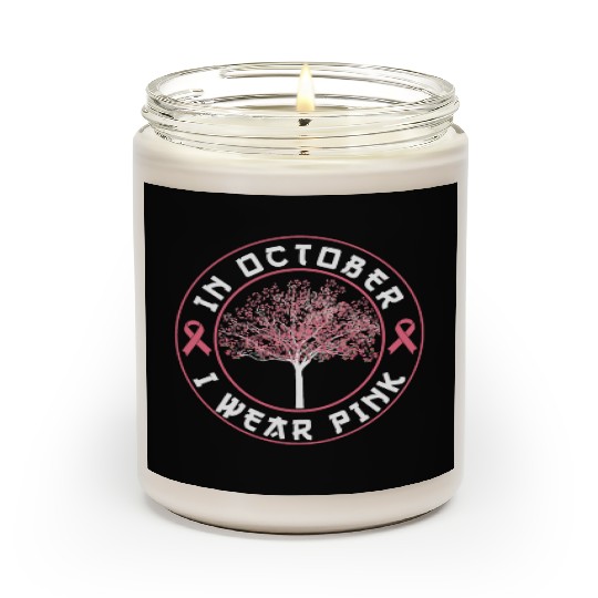 In October I Wear Pink Scented Candles