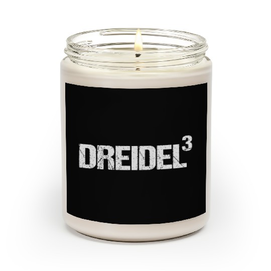 Funny Dreidel Dreidel Dreidel Cubed Hanukkah Math Scented Candles