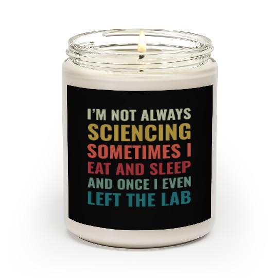 Science Chemist Funny Scientist Laboratory Scented Candles