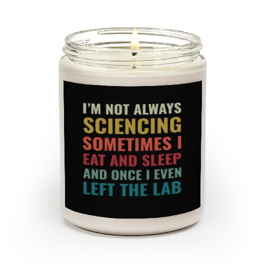 Science Chemist Funny Scientist Laboratory Scented Candles