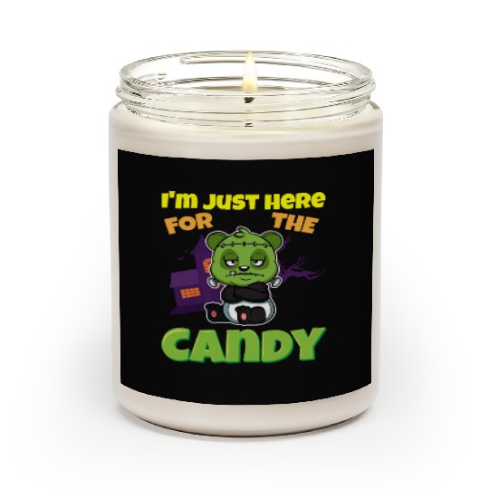 I'm Just Here For The Candy Scary Halloween Beast Scented Candles