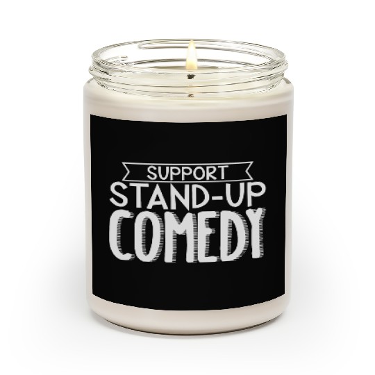 Support Stand Up Comedy 3 Scented Candles