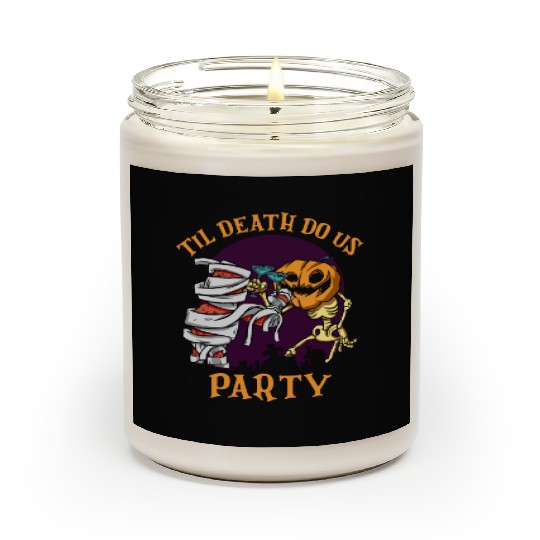 Til Death Do Us Party Bridal Bachelorette Couples Scented Candles