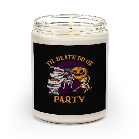 Til Death Do Us Party Bridal Bachelorette Couples Scented Candles