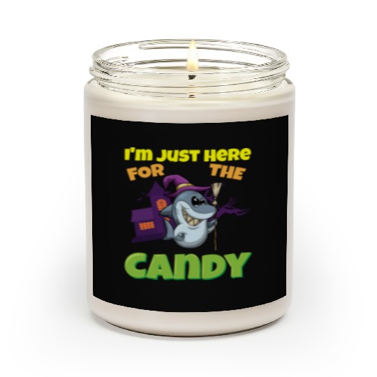 I'm Just Here For The Candy Scary Halloween Beast Scented Candles