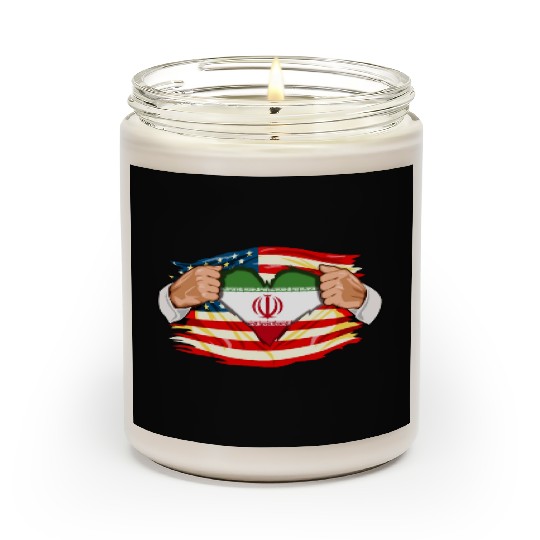 Persians Who Live in America Iran Flag Scented Candles