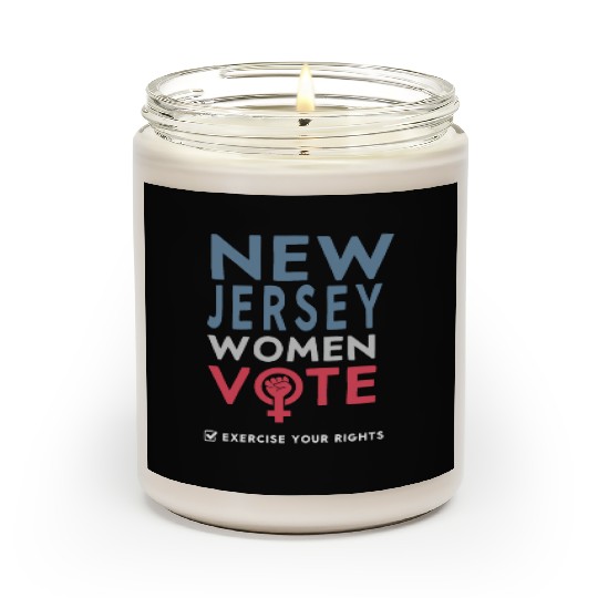 New Jersey Women Vote Voter 2022 Election Scented Candles