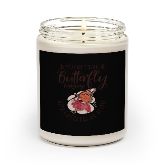 Celestial Art Butterfly Talking Mystical Insect Scented Candles