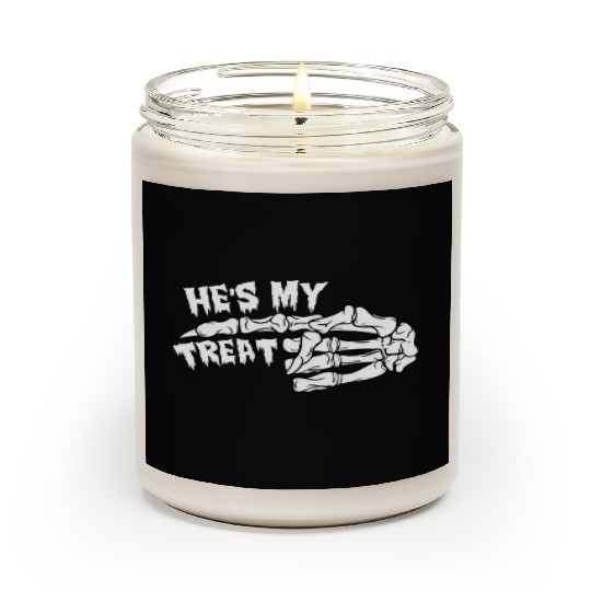 Halloween He's My Treat Matching Scented Candles