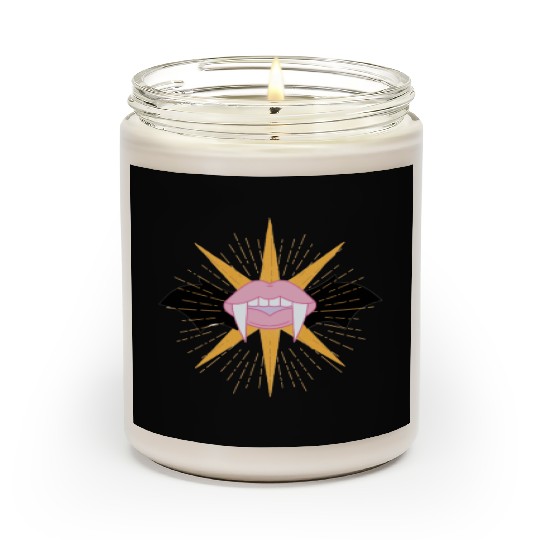 BACK TO SCHOOL HALLOWEN DESIGN SHINING VAMPIRE Scented Candles