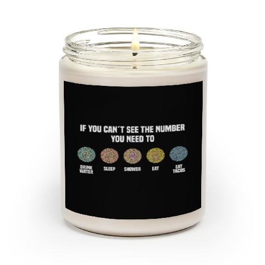 Ishihara Numbers - Eat Tacos Scented Candles
