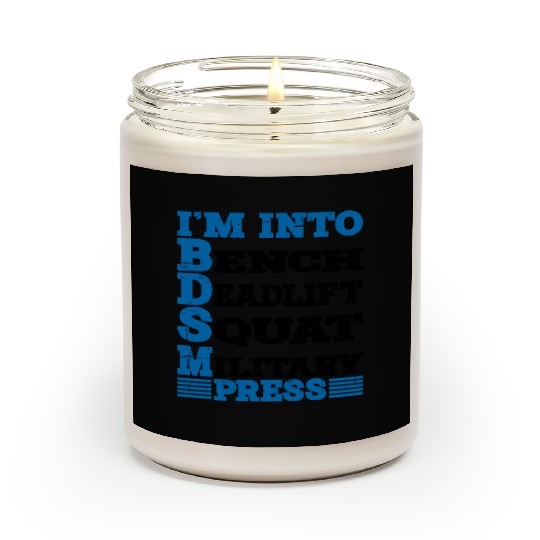 Im Into BDSM Bench Squat Deadlift Military Press10 Scented Candles