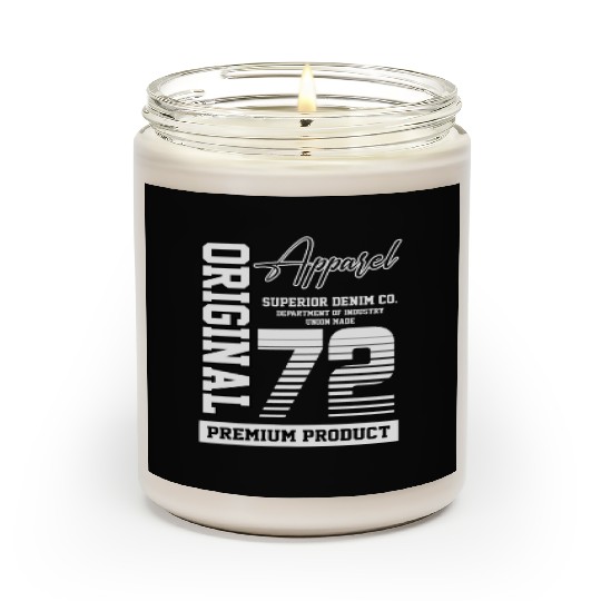1972 Vintage Birthday Vintage Gift Retro Scented Candles