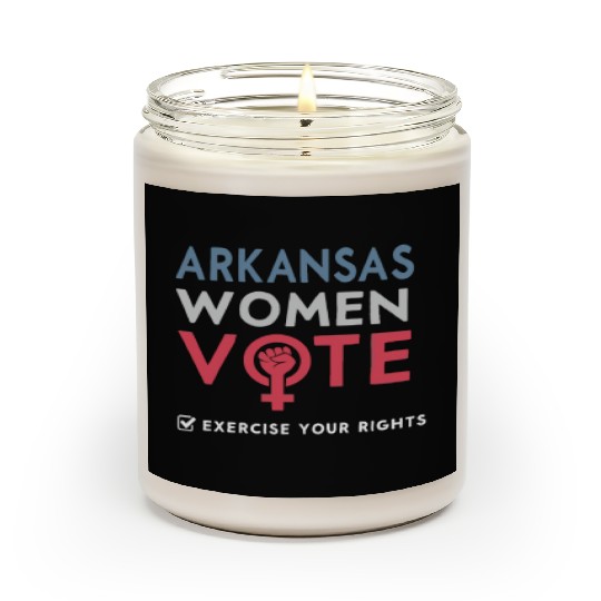 Arkansas Women Vote Voter 2022 Election Feminist Scented Candles