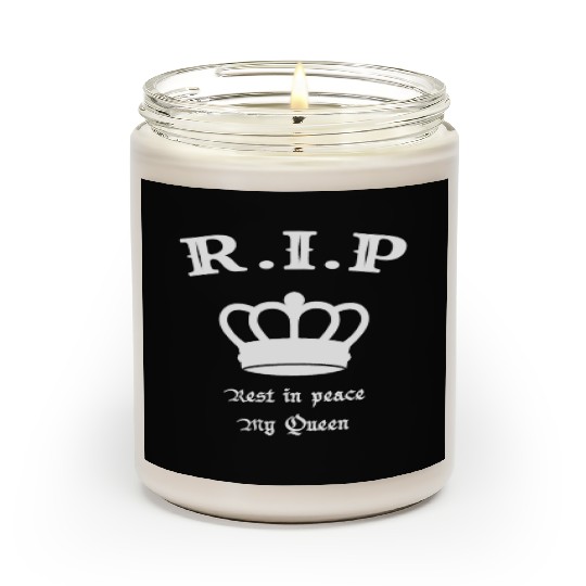 rest in peace queen elizabeth Scented Candles
