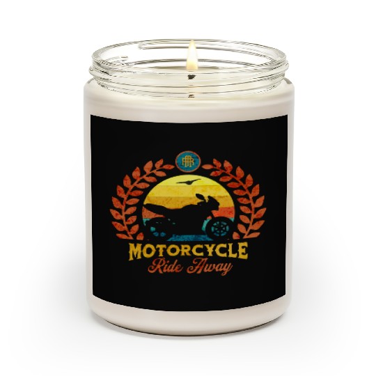 Motorcycle Ride Away Scented Candles
