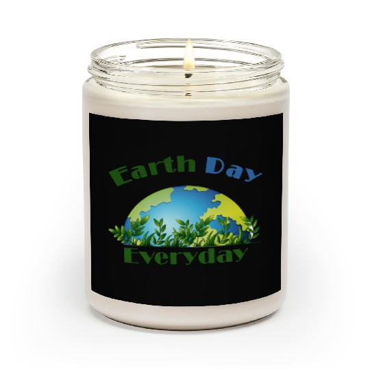 Earth Day Everyday Planet Earth Scented Candles