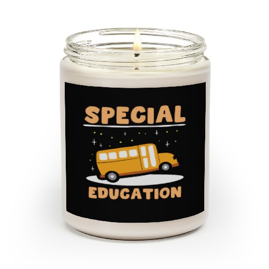 Special Education Awareness Sped Teacher Cute Scented Candles