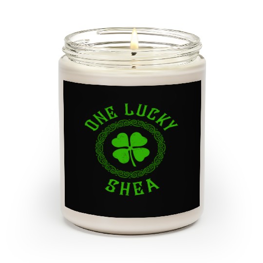 One Lucky Shea Irish Family Four Leaf Clover Scented Candles