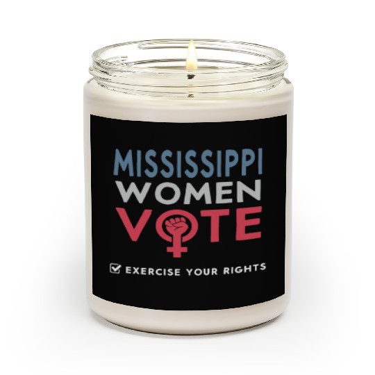 Mississippi Women Vote Voter 2022 Election Scented Candles