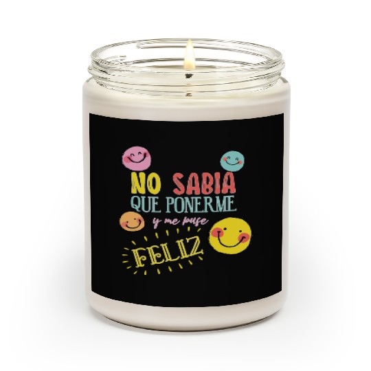 Funny Spanish Teacher Maestra Scented Candles