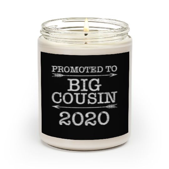 Cute Vintage Arrow Funny Promoted To Big Cousin Es Scented Candles