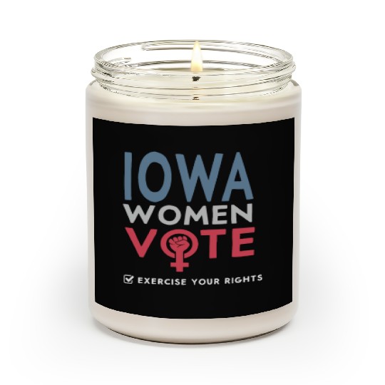 Iowa Women Vote Voter 2022 Election Feminist Scented Candles