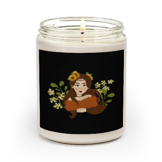 Sun flower girl Scented Candles