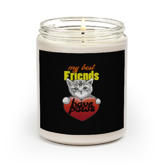My Friends have Cat paws Scented Candles