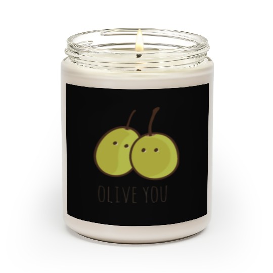 I Love You (Olive You) cute Scented Candles