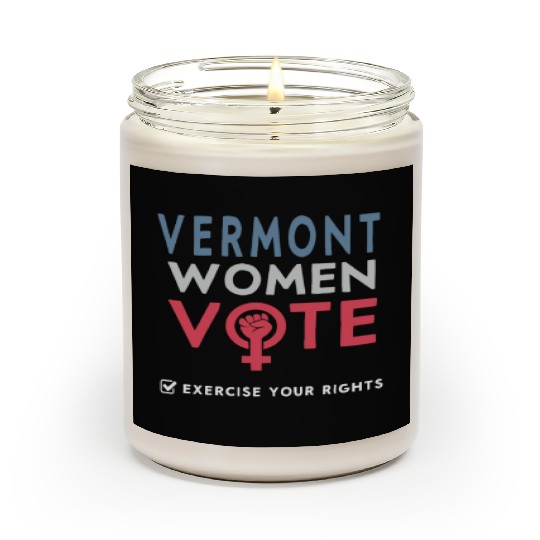 Vermont Women Vote Voter 2022 Election Feminist Scented Candles