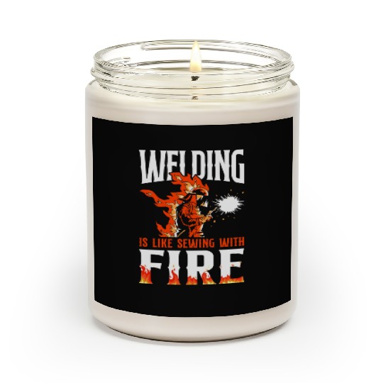 Welder Welding Vintage Welding Scented Candles
