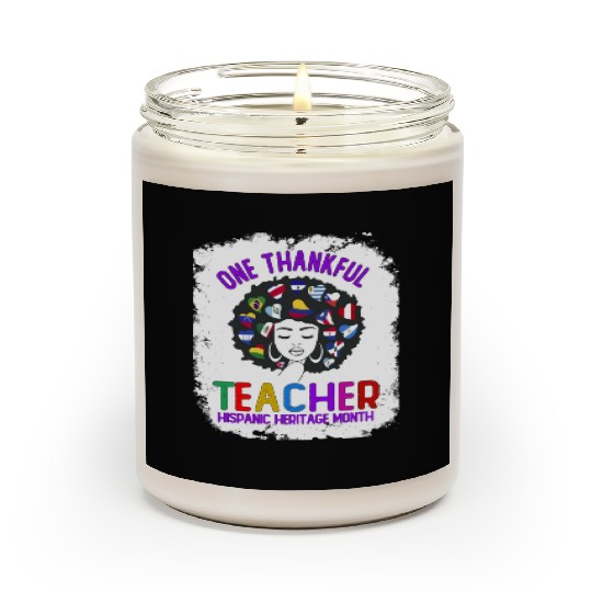 One Thankful Teacher, Hispanic Heritage month Scented Candles