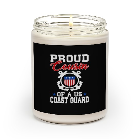 Proud US Coast Guard Cousin Scented Candles