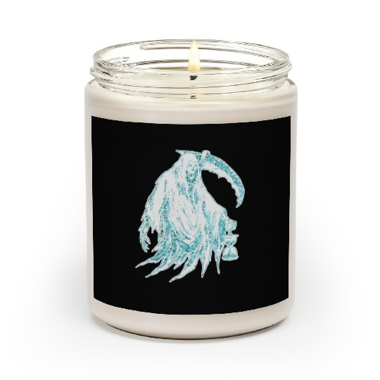 Funny Haloween Green Grim Reaper Costume Scented Candles