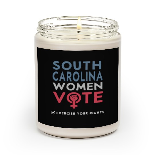 South Carolina Women Vote Voter 2022 Election Scented Candles