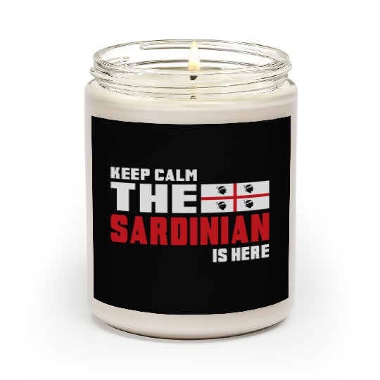Keep Calm Sardinia flag design Scented Candles