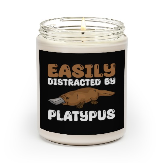 Platypus Lover Design Scented Candles