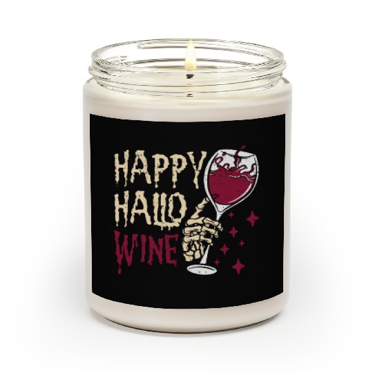 Happy Hallo Wine Spooky Alcoholic Drink Scented Candles