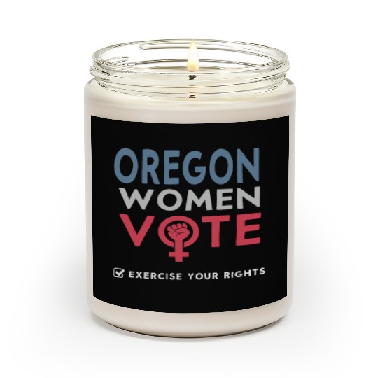 Oregon Women Vote Voter 2022 Election Feminist Scented Candles