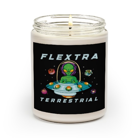 Alien Extraterrestrial Area 51 UFO Space Geek Gift Scented Candles