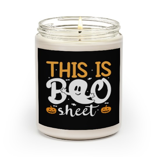 Halloween Costume - This Is Boo Sheet Ghost Scented Candles
