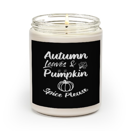 Pumpkin Spice Thanksgiving Scented Candles