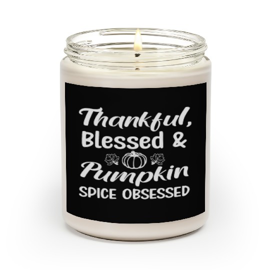 Pumpkin Spice Thanksgiving Scented Candles