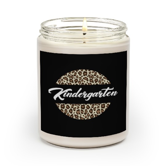 Kindergarten Cheetah School Teacher Student Scented Candles