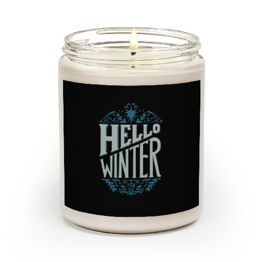 hello winter Scented Candles