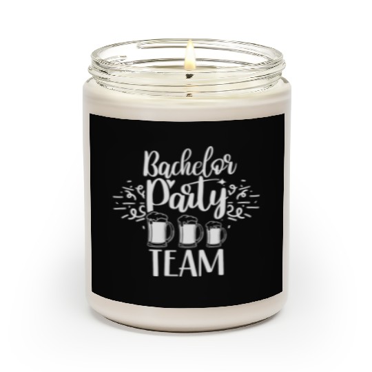 Bachelor Party Team Bride Groom Scented Candles