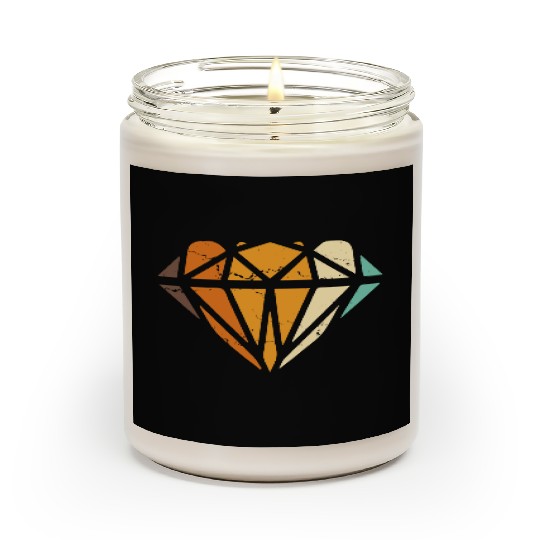 Vintage Diamond Gemstone Jewelry Jeweler Coral Scented Candles