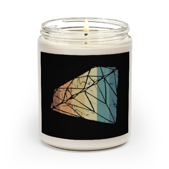 Vintage Diamond Gemstone Jewelry Jeweler Coral Scented Candles